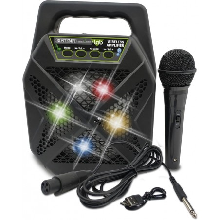 AMPLIFICATORE WIRELESS COM MICROFONO BONTEMPI 48 6200