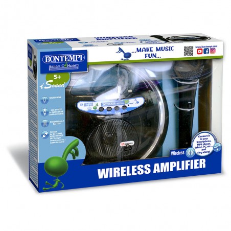 AMPLIFICATORE WIRELESS CON MICROFONO BONTEMPI 48 5901