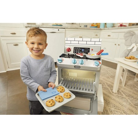 FORNO GIOCATTOLO REALISTICO CON SUONI  INTERATTIVO 11 ACCESSORI LITTLE TIKES