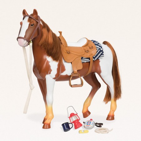 CAVALLO PINTO HORSE CHEVAL PINTO 51 CM OUR GENERATION