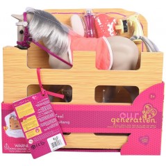 CAVALLO PULEDRO MUSTANG FOAL COLORE GRIGIO OUR GENERATION