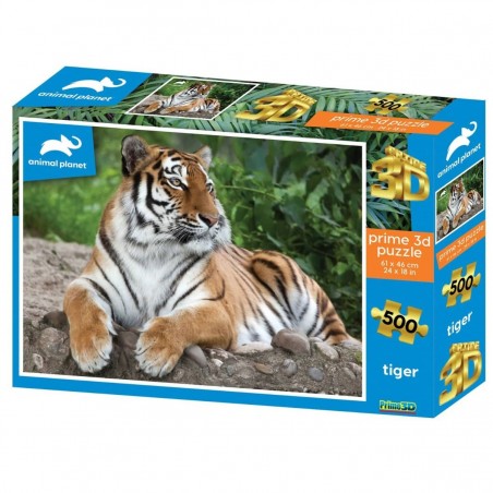 DISCOVERY PRIME 3D PUZZLE TIGRE 500 PEZZI