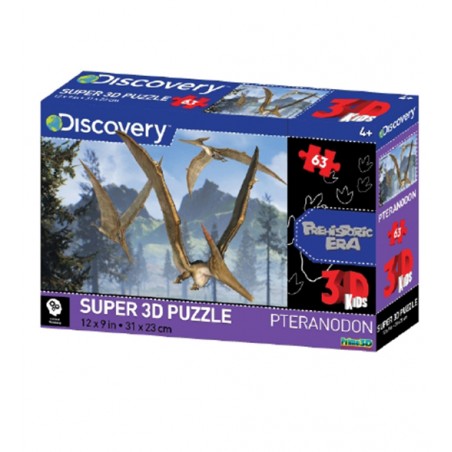 DISCOVERY SUPER 3D PUZZLE 63 PTERANODON 