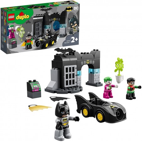 LEGO 10919 DUPLO SUPER HEROES BATCAVERNA CON LA BATMOBILE E JOKER