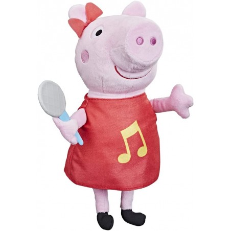 PEPPA PIG CANTA CON PEPPA PELUCHE CANTA 3 CANZONI ORIGINALI HASBRO 