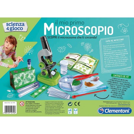 CLEMENTONI IL MIO PRIMO MICROSCOPIO SCIENZA E GIOCO