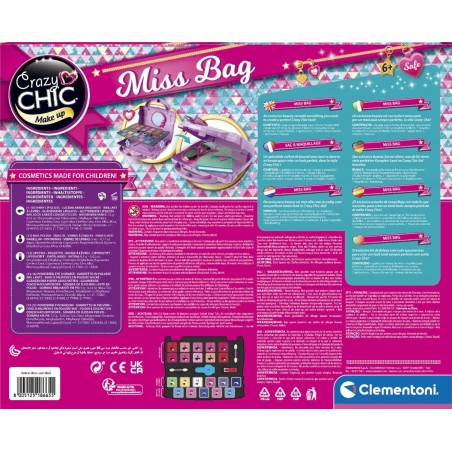 CRAZY CHIC MISS BAG COFANETTO-BORSETTA  TRUCCHI CLEMENTONI