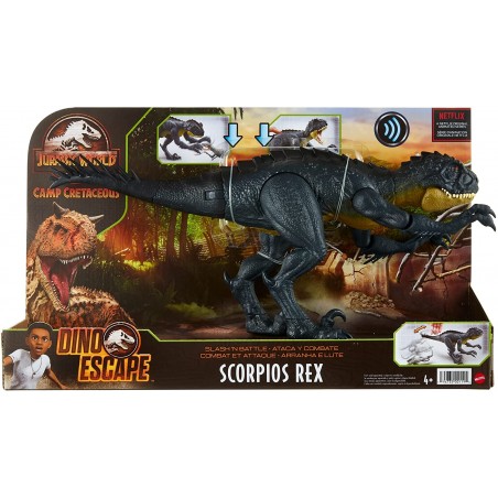 JURASSIC WORLD DINO ESCAPE SCORPIOS  REX MATTEL