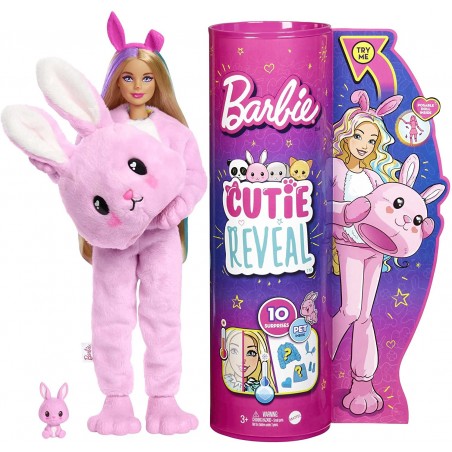 BARBIE CUTIE REVEAL CONIGLIO MATTEL  HHG19