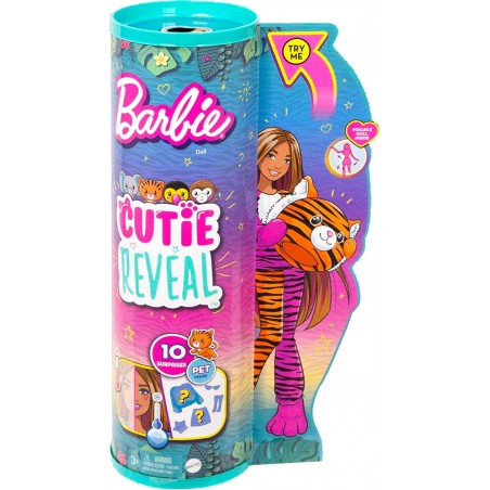 BARBIE CUTIE REVEAL TIGRE GIUNGLA MATTEL 