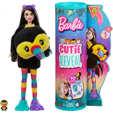 BARBIE CUTIE REVEAL TUCANO GIUNGLA MATTEL