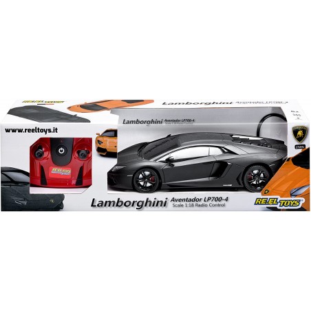 LAMBORGHINI AVENTADOR NERA RC  SCALA 1:18 