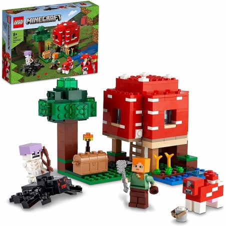LEGO MINECRAFT 21179 LA CASA DEI FUNGHI 