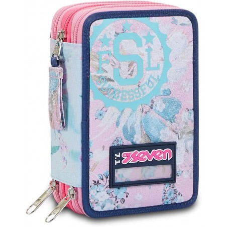 SEVEN ASTUCCIO 3 ZIP GIRL CHIC LEAGUE 