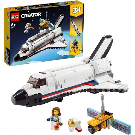 LEGO 31117 CREATOR 3 IN 1  AVVENTURA DELLO SPACE SHUTTLE