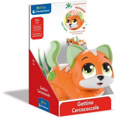 CLEMENTONI BABY GATTINO CERCACOCCOLE  PARLANTE CON CANZONCINE E FILASTROCCHE