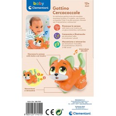 CLEMENTONI BABY GATTINO CERCACOCCOLE  PARLANTE CON CANZONCINE E FILASTROCCHE