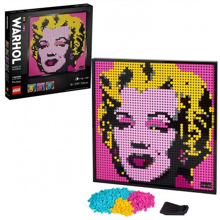 LEGO 31197 ART WARHOL MARILYN MONROE PEZZI 3341