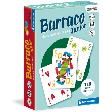 BURRACO JUNIOR GIOCO DA TAVOLO DI CARTE  CLEMENTONI