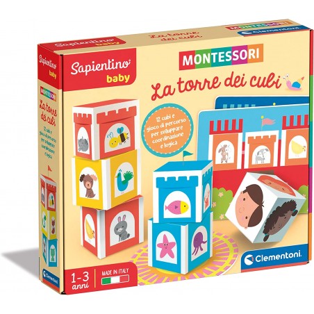 SAPIENTINO BABY TORRE DEI CUBI  MONTESSORI CLEMENTONI 16411
