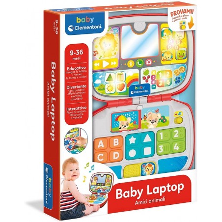 BABY LAPTOP AMICI ANIMALI BABY  CLEMENTONI 17677