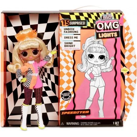 LOL SURPRISE OMG LIGHT 15 SORPRESE  SPEEDSTER MGA 