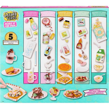 MINIVERSE MAKE IT MINI FOOD MULTIPACK 30 PEZZI MGA