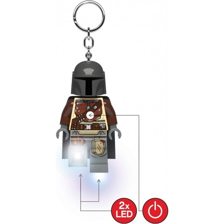 LEGO STAR WARS PORTACHIAVI LEDLITE  MANDALORIAN CREA