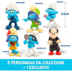 PUFFI SET 6 PERSONAGGI GARGAMELLA DA COLLEZIONE GIOCHI PREZIOSI
