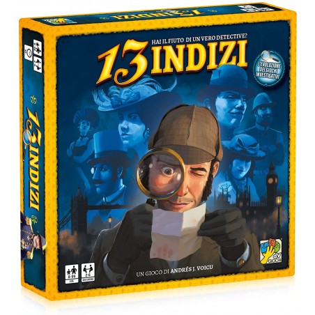 13 INDIZI GIOCO DA TAVOLO DI DEDUZIONE E INVESTIGAZIONE DV GIOCHI 9330