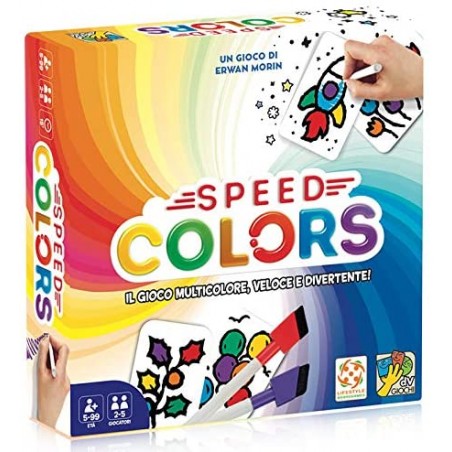 SPEED COLORS GIOCO DI CARTE DA COLORARE DV GIOCHI DVG9345