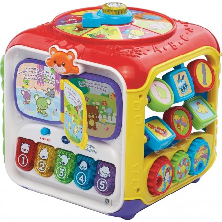 SUPER CUBO DELLE SCOPERTE - CUBO CON  GIOCHI EDUCATIVI VTECH
