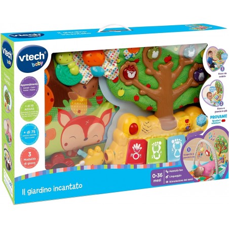 IL GIARDINO INCANTATO VTECH - PALESTRINA GIOCO TAPPETINO PER NEONATO PIEGHEVOLE 