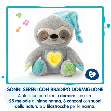 DORMIGLIONE DOLCE NANNA - PELUCHE CON  LUCE NOTTURNA E 25 MELODIE VTECH