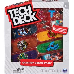 TECH DECK CONFEZIONE DA 6 MINI SKATE SPIN MASTER