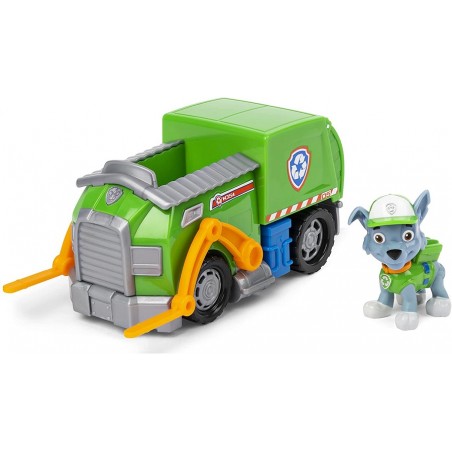PAW PATROL CAMION PER LA RACCOLTA DEI RIFUTI RICICLABILI DI ROCKY SPIN MASTER