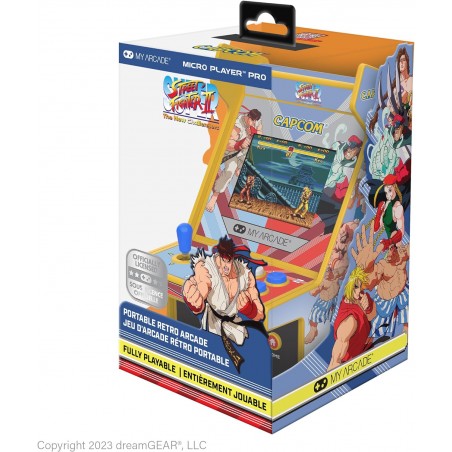 STREET FIGHTER II VIDEOGIOCO PORTATILE  MICRO PLAYER PRO BINNEY