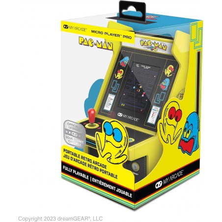 PAC MAN RETRO VIDEOGIOCO PORTATILE  MICRO PLAYER PRO BINNEY