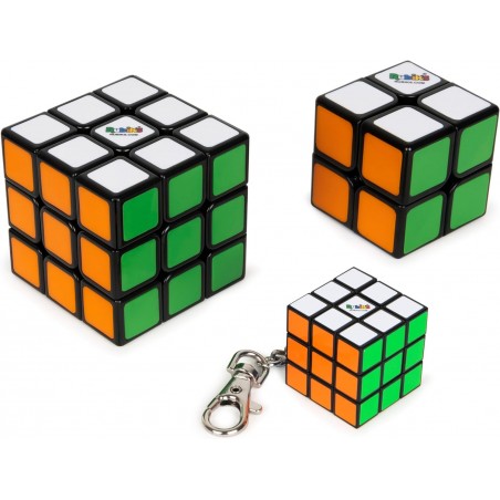 RUBIK'S FAMILY SPIN MASTER GAMES  CUBO 3x3, CUBO 2x2, CUBO PORTACHIAVI