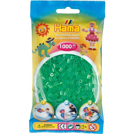 HAMA BUSTINA 1000 PEZZI VERDE TRASPARENT E