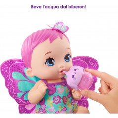 MY GARDEN BABY JUNIOR FARFALLA CON PANNOLINO VESTITI E ALI RIMOVIBILI