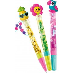 LABORATORIO DELLE PENNE CREATE YOUR  TROPICAL PENS IDEA CLEMENTONI