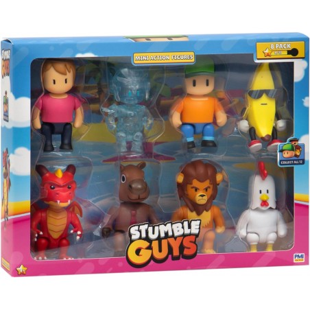 STUMBLE GUYS MINI ACTION FIGURE 8  PERSONAGGI ASSORT. A ROCCO GIOCATTOLI