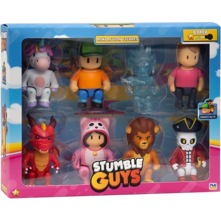 STUMBLE GUYS MINI ACTION FIGURE 8 PERSONAGGI ASSORT. B ROCCO GIOCATTOLI