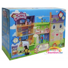 CARING CORNERS Mrs.GOODBEE CASA DELLE  BAMBOLE INTERATTIVA GIOCHI PREZIOSI
