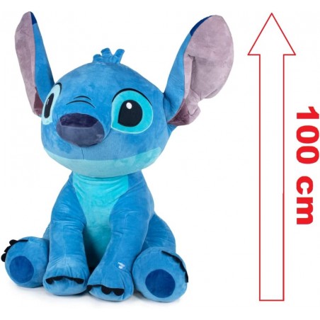PELUCHE STITCH CM 100 CON SUONO ORIGINAL DISNEY PTS