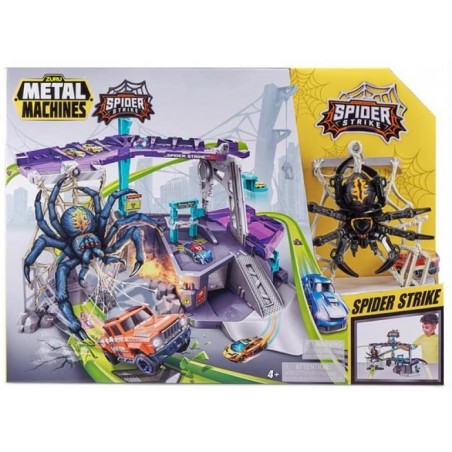 ZURU METAL MACHINES PISTA SPIDER STRIKE GIOCHERIA