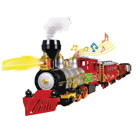 TRENO A VAPORE FAST WHEELS LUCI E SUONI  GIOCHERIA GGI190103