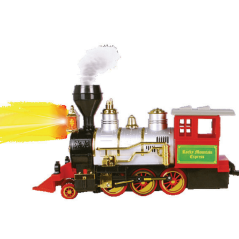 TRENO A VAPORE FAST WHEELS LUCI E SUONI  GIOCHERIA GGI190103