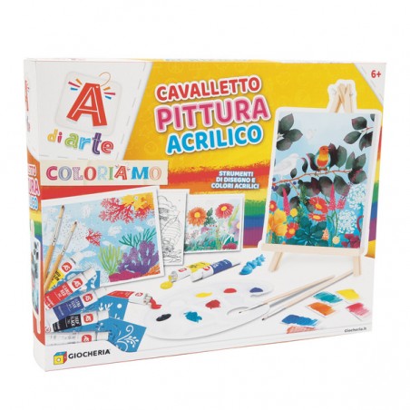SET PITTURA CON CAVALLETTO GIOCHERIA  GGI220171